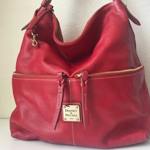 Dooney and Burke Red Hobo bag